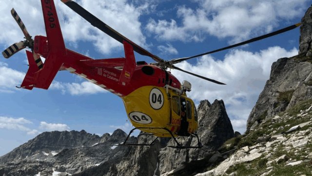 Helicòpter medicalitzat. Foto: Bombers